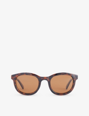 Liewood Babies' Ruben Square-frame Recycled-polycarbonate Sunglasses In Brown