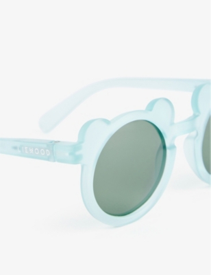 Shop Liewood Peppermint Darla Round-frame Recycled-polyester Sunglasses