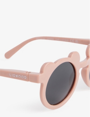 Shop Liewood Tuscany Rose Darla Round-frame Recycled-polyester Sunglasses