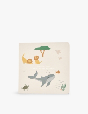 LIEWOOD: Land and Sea Animals interactive book 18cm