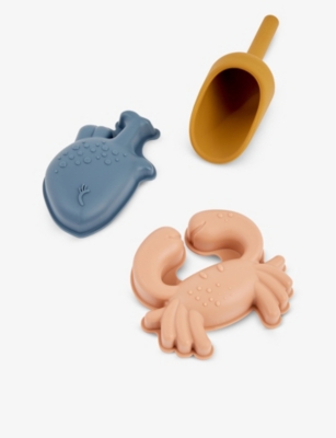 LIEWOOD: Animal-themed pack of four silicone beach toys