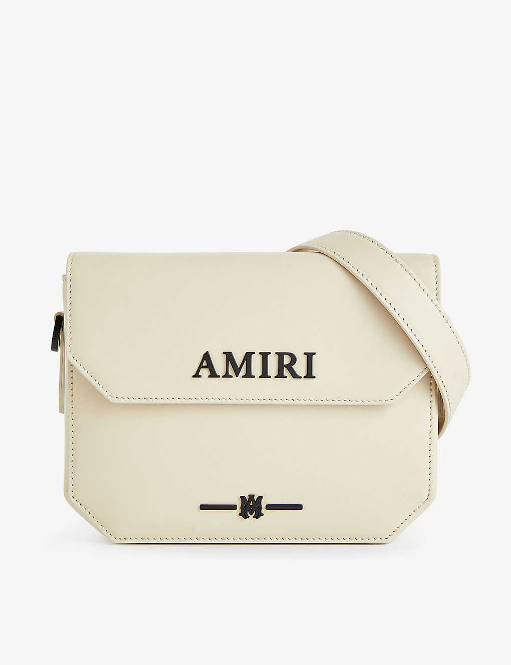 Amiri Birch Logo-embellished Leather Cross-body Bag