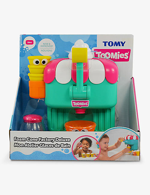 TOMY: Toomies Foam Cone Factory deluxe bath playset