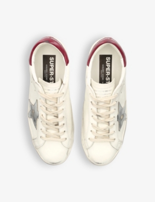 Golden Goose Superstar Exclusive 3 Leather Low-top Trainers In White/comb