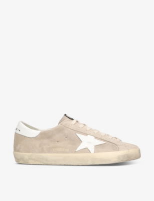 Shop Golden Goose Men's White/oth Men's Super-star Leather Low-top Trainers