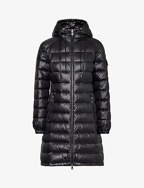 MONCLER: Amintore brand-patch slim-fit shell-down jacket