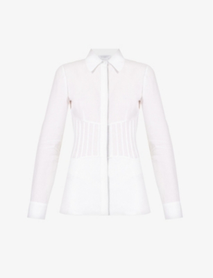 Gabriela Hearst Duff Linen Top In White