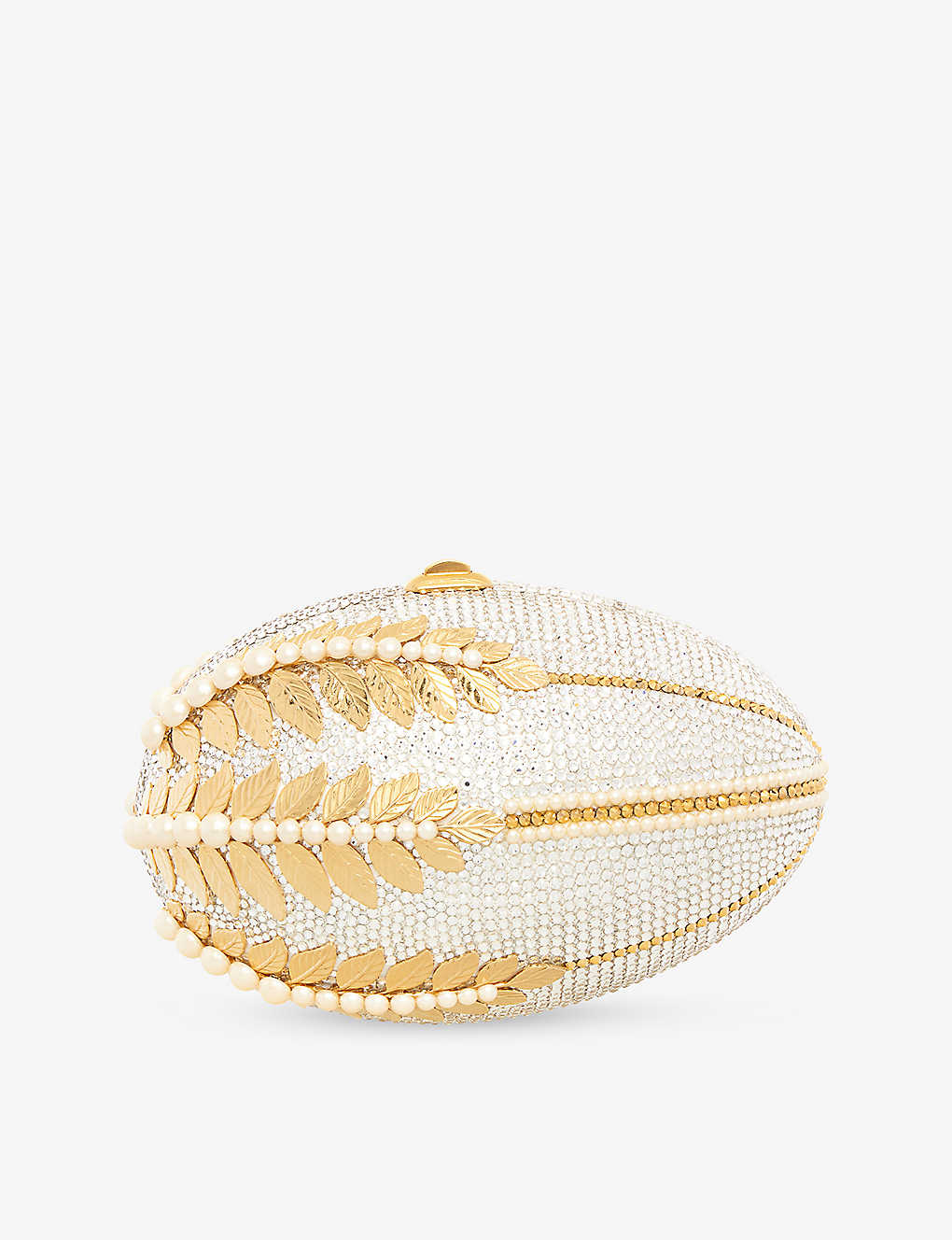 Judith Leiber Couture Womens Champagne Limited-edition 1960s Egg Empire Metal Clutch Bag