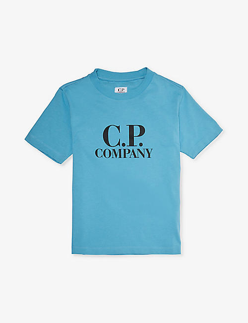 CP COMPANY: Logo-print crew-neck cotton-jersey T-shirt 4-12 years
