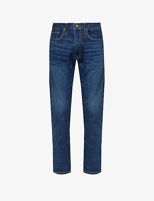 POLO RALPH LAUREN: Rockton regular-fit stretch cotton-blend jeans