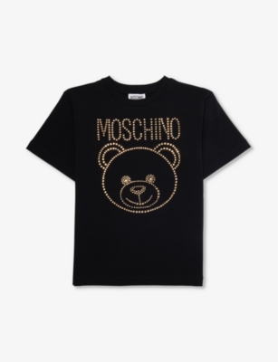 MOSCHINO: Toy Bear short-sleeve cotton-jersey T-shirt 6-14 years