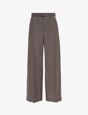Sacai Taupe Suiting Trousers | ModeSens