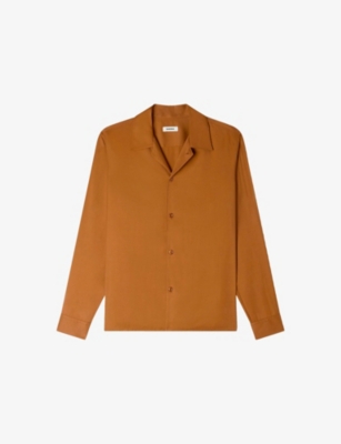 SANDRO: Spread-Collar Woven Shirt