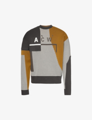 A-cold-wall* A Cold Wall* 'geometric' Sweater In Bone