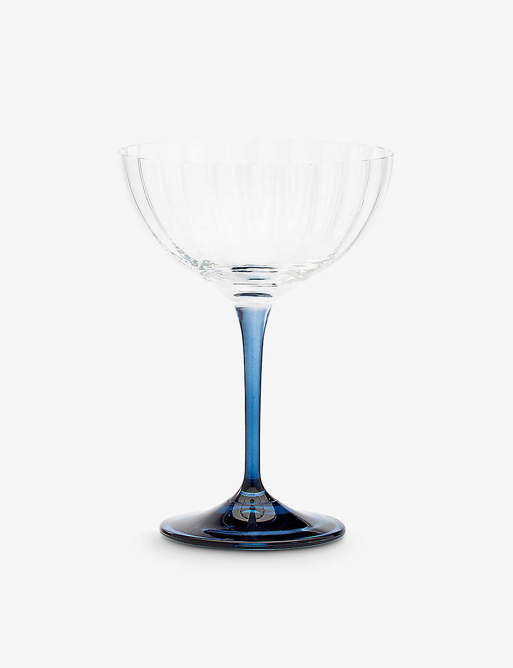 Anna + Nina Ocean Champagne Glass 15.5cm In Blue