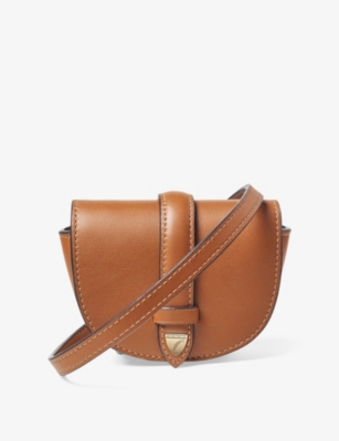 ASPINAL OF LONDON WOMENS ASPINAL OF LONDON MOLLY MICRO LEATHER CROSS-BODY BAG