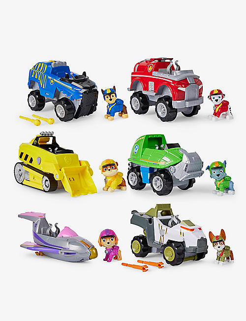 PAW PATROL: Jungle Pups Chase's Tiger Vehicle four-piece play set