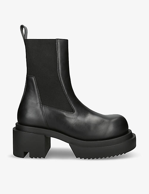 RICK OWENS: Beatle Bogun leather boots