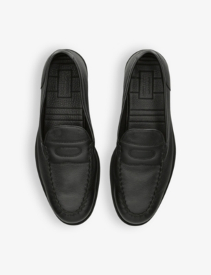 John Lobb Pace Full-grain Leather Loafers In Black