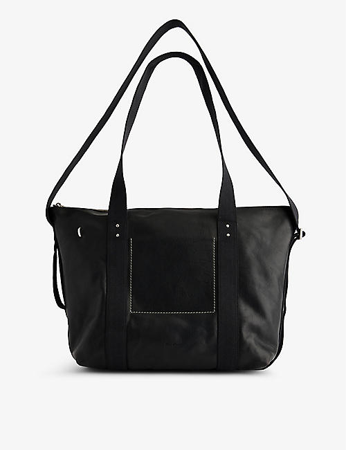RICK OWENS: Trolley grained-leather top-handle bag