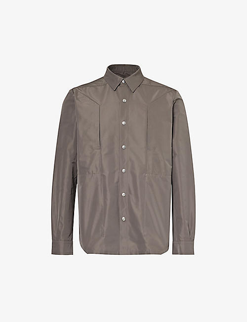 RICK OWENS: Fogpocket relaxed-fit woven overshirt