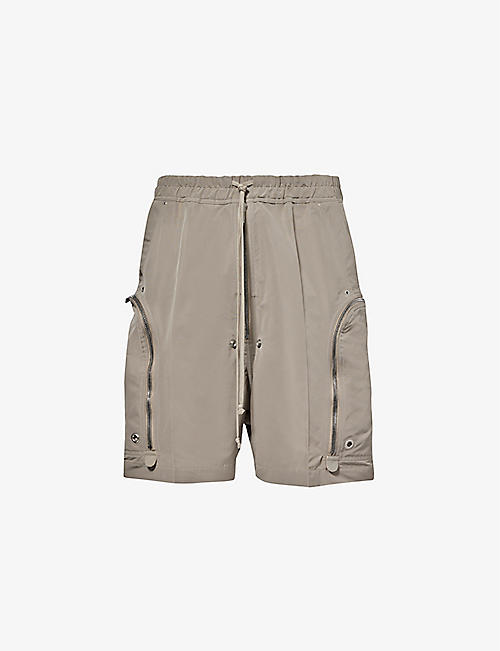 RICK OWENS: Bauhaus dropped-crotch shell shorts