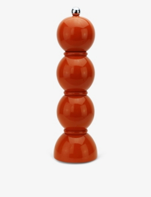 Addison Ross London Orange Bobbin Wooden Salt And Pepper Grinder 23.5cm