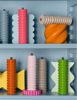 ADDISON ROSS LONDON: Twister wooden salt and pepper grinder 24cm