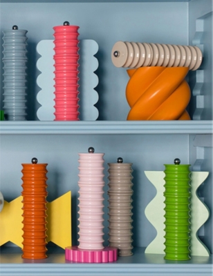 ADDISON ROSS LONDON: Twister wooden salt and pepper grinder 24cm