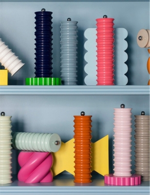 ADDISON ROSS LONDON: Twister wooden salt and pepper grinder 24cm