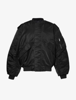 Mens designer bomber clearance jacket