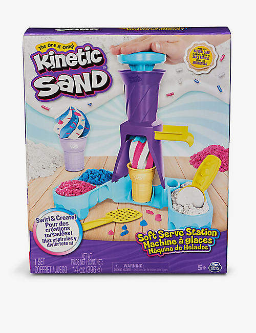 KINETIC SAND: Sand Soft Serve Ice Cream Station playset