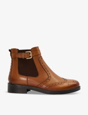 DUNE Question brogue style leather ankle boots Selfridges