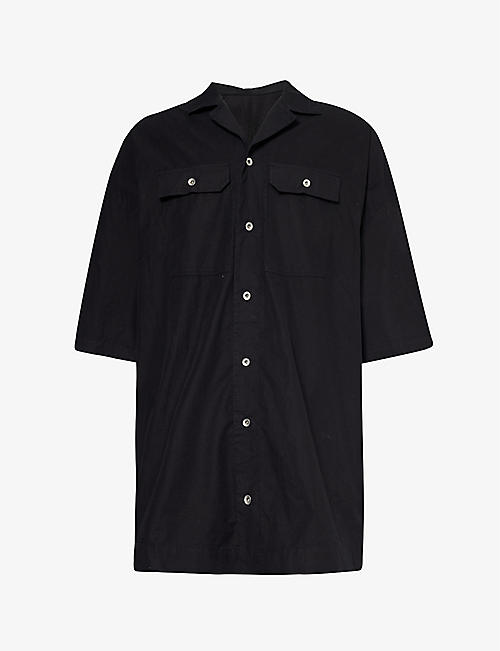 RICK OWENS DRKSHDW: Magnum Tommy oversized-fit cotton shirt