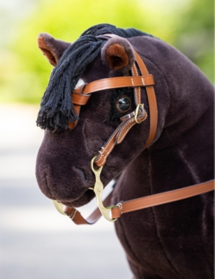 LEMIEUX: Western leather pony bridle toy