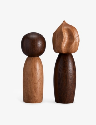 L'objet Lobjet Picanto Oak Salt And Pepper Mills Set