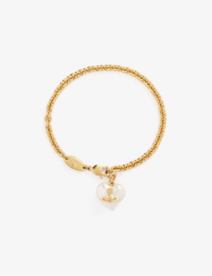 Vivienne Westwood☆SHERYL PEARL ブレスレット Sheryl faux pearl gold-plated bracelet in white - Vivienne
