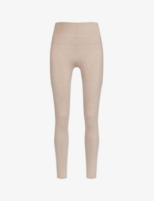 Varley Taupe Marl Always Warm Leggings In Taupe Marl