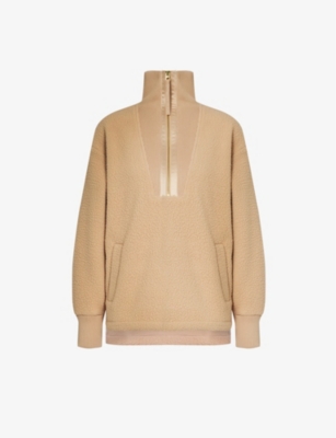 VARLEY: Wallace high-neck recycled-polyester sweatshirt