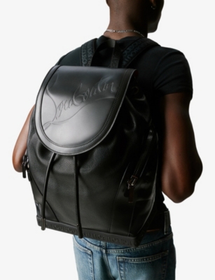 CHRISTIAN LOUBOUTIN: Explorafunk Leather Backpack