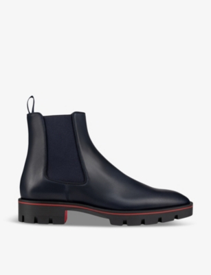 Mens boots with red soles sale