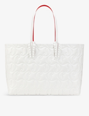 CHRISTIAN LOUBOUTIN: Cabata small leather tote bag