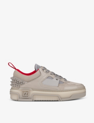 CHRISTIAN LOUBOUTIN: Women's Astroloubi leather low-top trainers