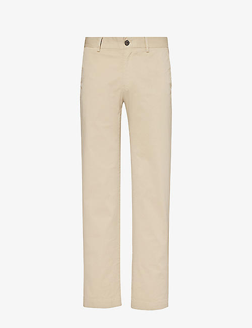SUNSPEL: Regular-fit straight-leg stretch-cotton trousers