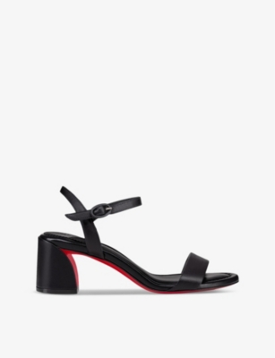 CHRISTIAN LOUBOUTIN Miss Jane 55 leather heeled sandals