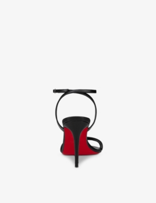 CHRISTIAN LOUBOUTIN: Loubigirl 85 leather heeled sandals