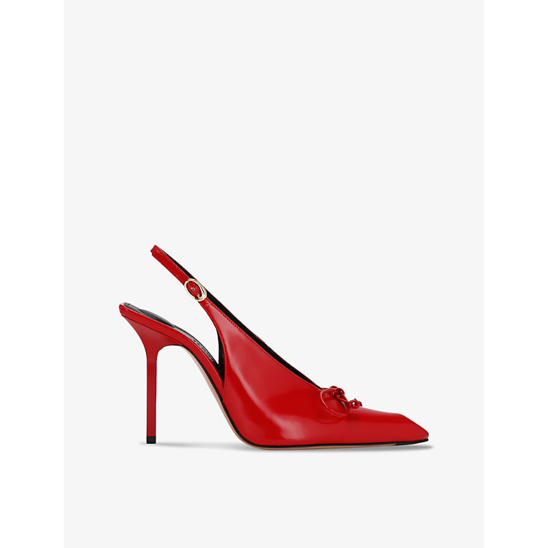 Jacquemus Les Slingbacks Cubisto H In Red