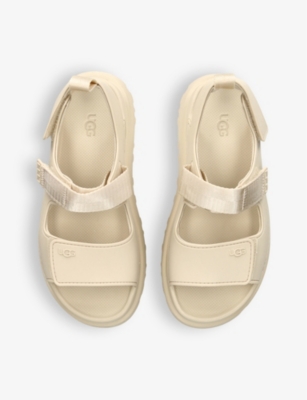 Ugg Thick Flat-soled Sandals In Beige