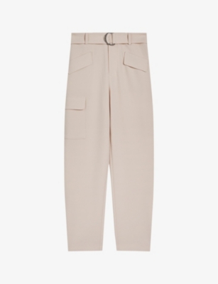 TED BAKER: Gracieh high-rise stretch-woven trousers