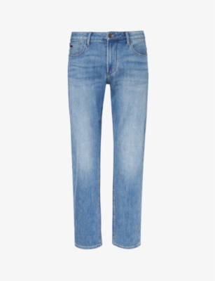 Emporio Armani J 06 Slim Fit Jeans In Denim Blu Ch